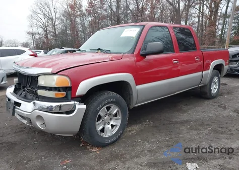 2006 GMC Sierra 1500 Sle2 из США, поврежденный, VIN 2GTEK13T561154521